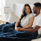 DOUBLE RUCHED FAUX FUR XL THROW BLANKETS