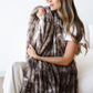 DOUBLE RUCHED FAUX FUR XL THROW BLANKETS