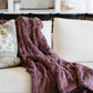 A dusty mauve luxurious patterned faux fur extra large throw blanket that is a Saranoni blanket. This ultra-soft, cozy blanket adds a touch of elegance and warmth to any space, perfect as a soft oversized blanket or fluffy blanket for lounging. Ideal for those seeking a high-quality artificial fur blanket or luxury blanket, this versatile and stylish soft blanket enhances both comfort and decor. Shop the best blankets and throws for ultimate relaxation and cozy vibes.